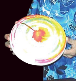 Spin Art Frisbee