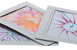 Spin Art Cards